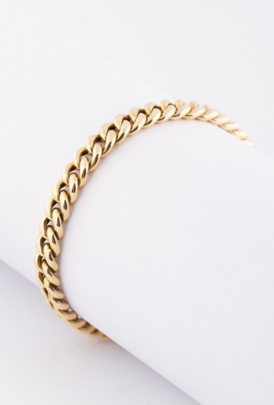 Oude gouden gourmet armband