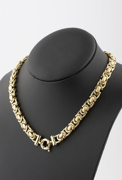 18 krt. gouden schakel collier